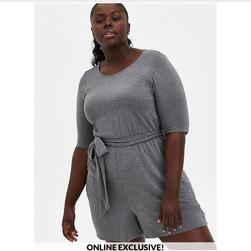 Super Soft Grey Romper